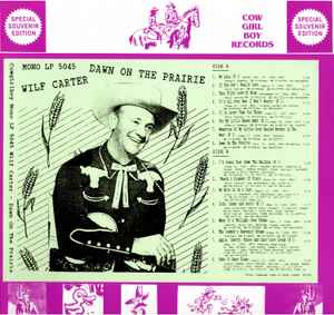 Wilf Carter - Dawn On The Prairie album cover