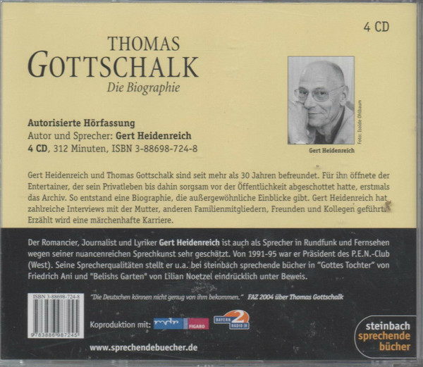 ladda ner album Gert Heidenreich - Thomas Gottschalk Die Biographie