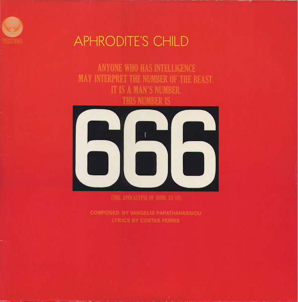 Обложка конверта виниловой пластинки Aphrodite's Child - 666