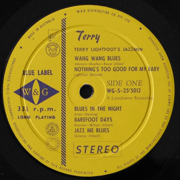 baixar álbum Terry Lightfoot's Jazzmen - Terry
