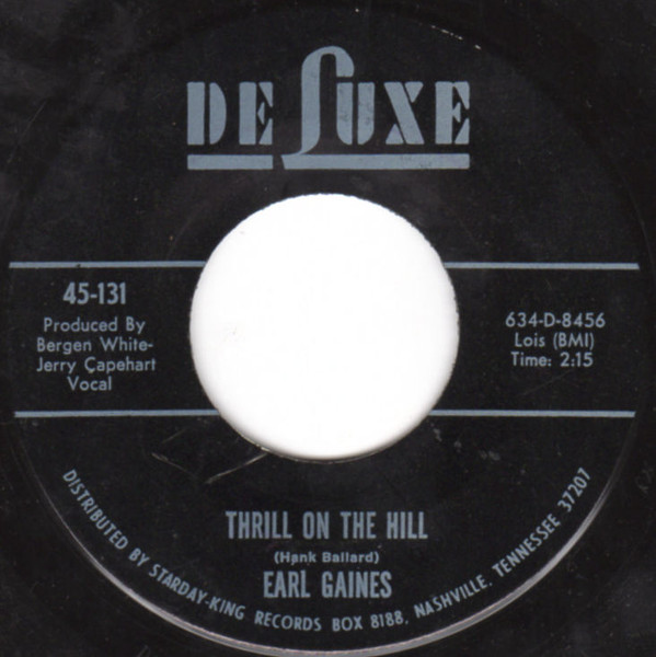 last ned album Earl Gaines - Thrill on the Hill What In This World Can I Call My Own