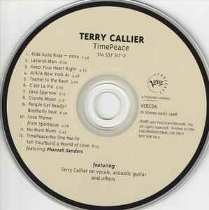 Terry Callier – TimePeace (1997, CD) - Discogs
