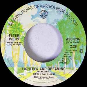 Peter Ivers - Eighteen And Dreaming album cover