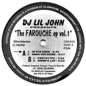 Lil' John Coleman - The Farouche EP Vol. 1 album cover