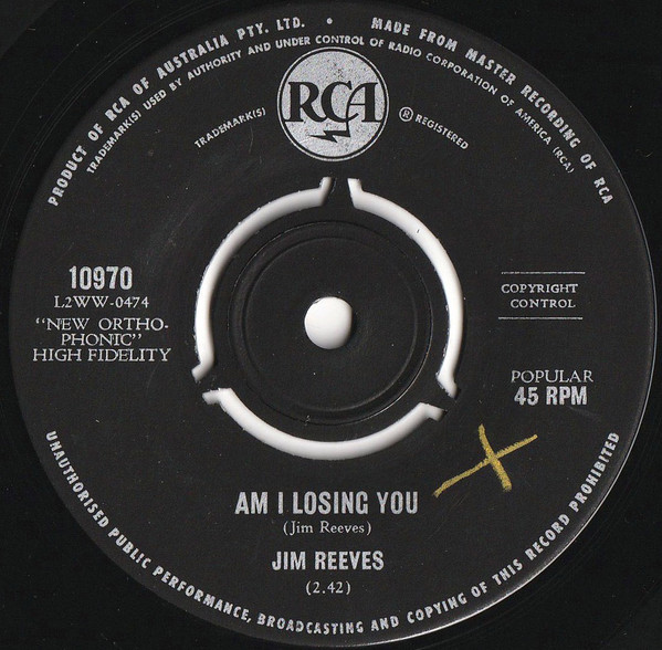 lataa albumi Jim Reeves - Am I Losing You