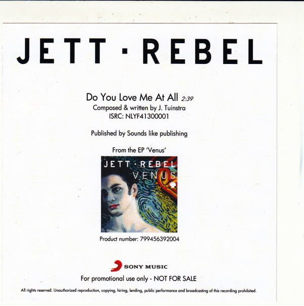 télécharger l'album Jett Rebel - Do You Love Me At All