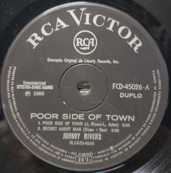 ladda ner album Johnny Rivers - Poor Side Of Town