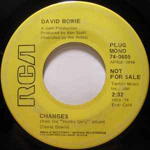 David Bowie – Changes (1972, Vinyl) - Discogs