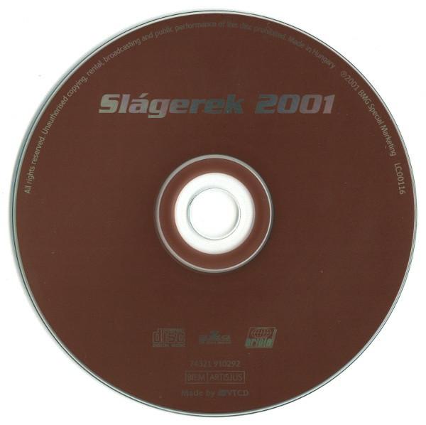 ladda ner album Various - Slágerek 2001