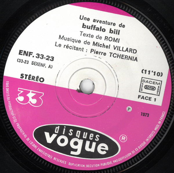 ladda ner album Pierre Tchernia - Une Aventure De Buffalo Bill