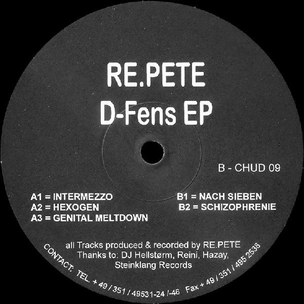 Re.Pete - D-Fens EP (12”) - 洋楽