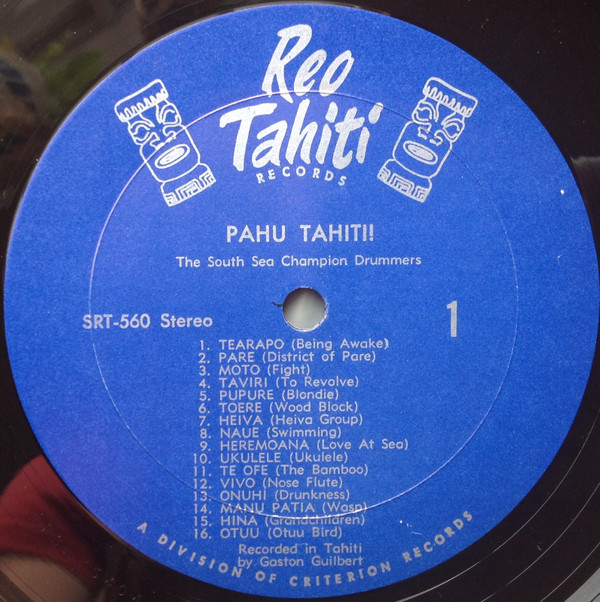 Various - Pahu Tahiti! Authentic Drums Of The South Seas | Reo Tahiti Records (SRT-560) - 3