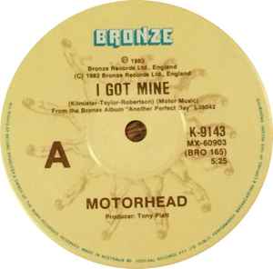 Motörhead - I Got Mine album cover