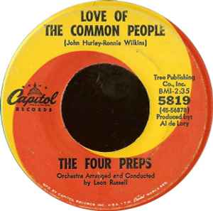 The Four Preps - Love Of The Common People album cover