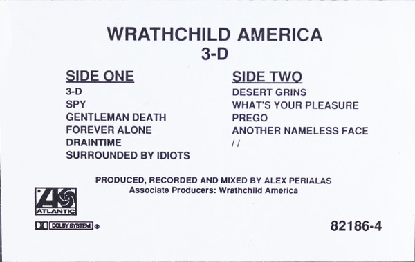 Wrathchild America - 3-D | Releases | Discogs
