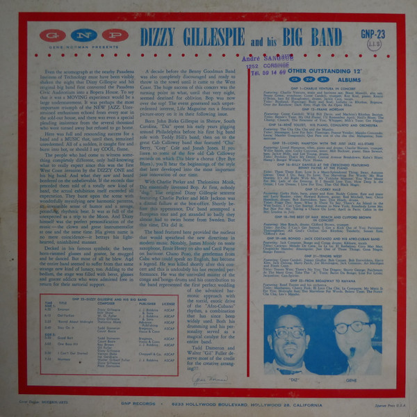 télécharger l'album Dizzy Gillespie And His Orchestra Featuring Chano Pozo - Dizzy Gillespie And His Orchestra Featuring Chano Pozo
