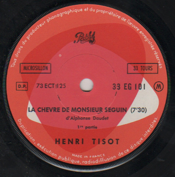 last ned album Henri Tisot - La Chèvre De Monsieur Seguin