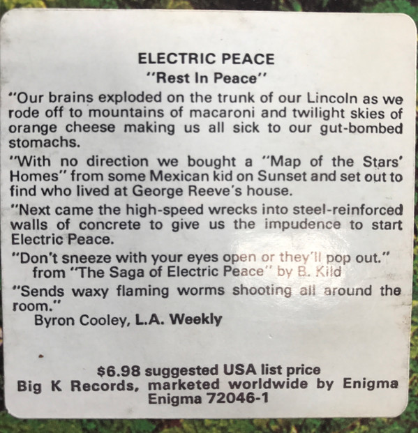 baixar álbum Electric Peace - Rest In Peace