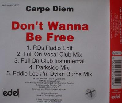 télécharger l'album Carpe Diem - Dont Wanna Be Free