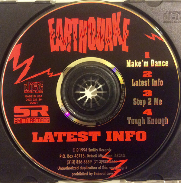 Earthquake - Latest Info | Smitty Records (0001) - 3