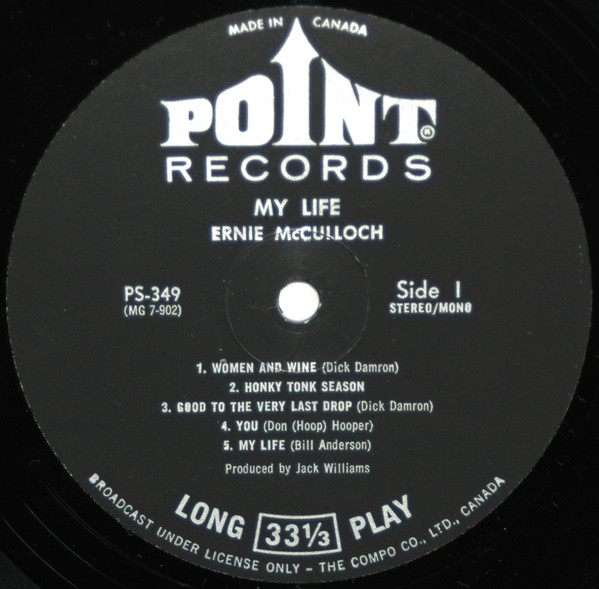 Album herunterladen Ernie McCulloch - My Life