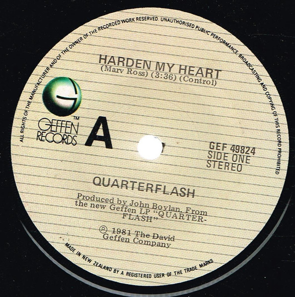 Quarterflash - Harden My Heart | Releases | Discogs