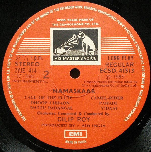 ladda ner album Dilip Roy - Namaskaar Melodies From India