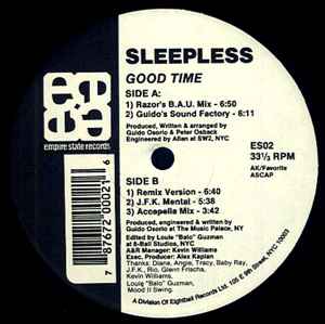 Sleepless (2) - Good Time album cover