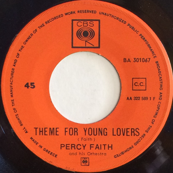 ladda ner album Percy Faith - Theme From A Summer Place Theme For Young Lovers