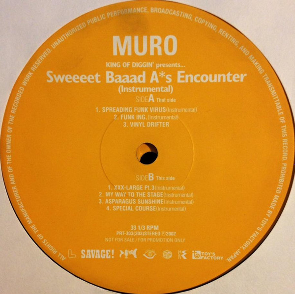 Muro (King Of Diggin') – Sweeeet Baaad A*s Encounter (2002, Vinyl 