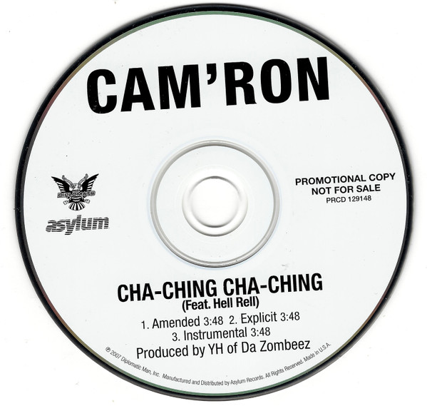 Cam Ron feat. Hell Rell Cha Ching Cha Ching 2007 CD Discogs