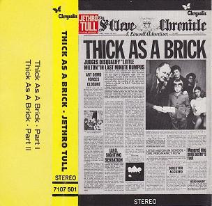 Jethro Tull – Thick As A Brick (2012, Remix, CD) - Discogs