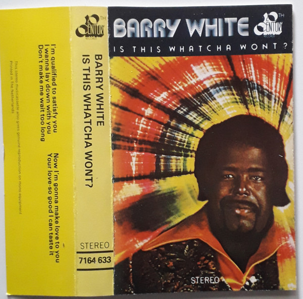 Overtreden Transplanteren analyseren Barry White - Is This Whatcha Wont? | Releases | Discogs
