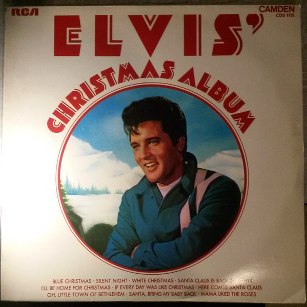 Обложка конверта виниловой пластинки Elvis Presley - Elvis' Christmas Album