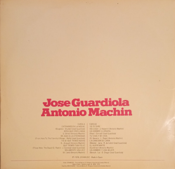 last ned album Jose Guardiola, Antonio Machin - Jose Guardiola Antonio Machin