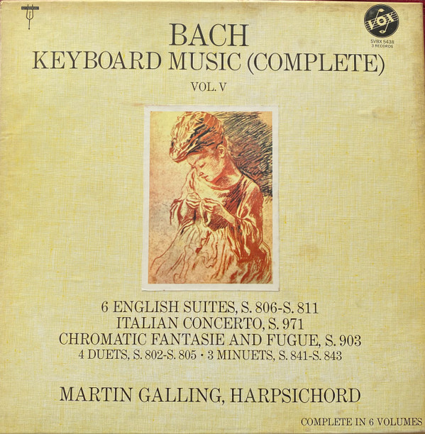 descargar álbum Download Martin Galling - Bach Keyboard Music Complete Vol V album