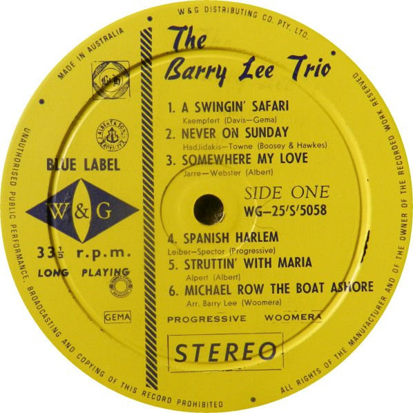 ladda ner album Download The Barry Lee Trio - On Safari album