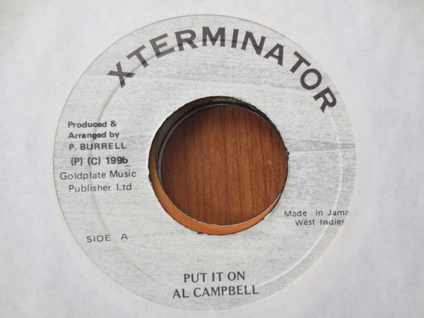 Al Campbell – Put It On (1995, Vinyl) - Discogs