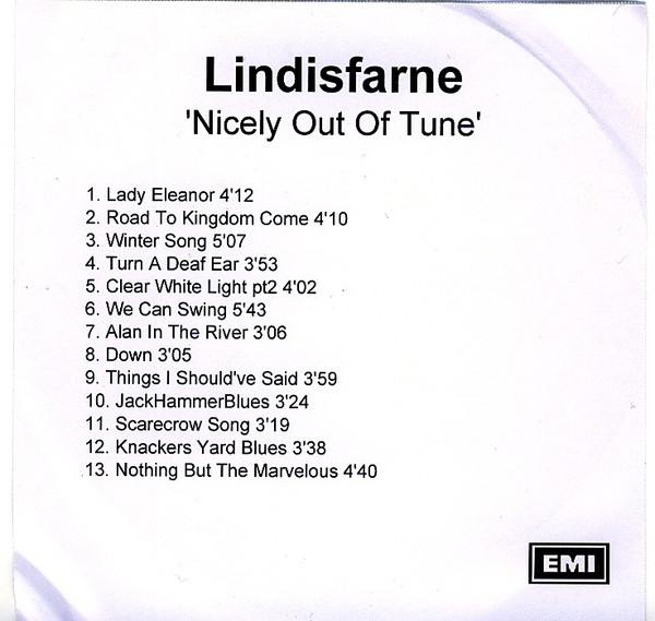 Lindisfarne – Nicely Out Of Tune (2004, CD) - Discogs