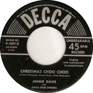 Jimmie Davis - Christmas Choo Choo / I Love To Ride With Santa Claus album cover