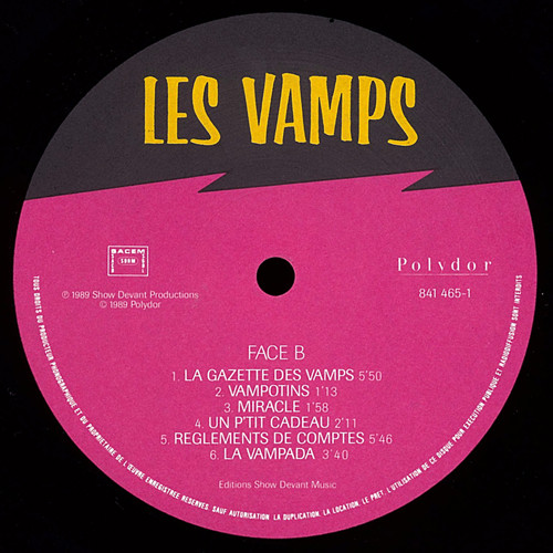 lataa albumi Les Vamps - Les Vamps Inclus La Vampada