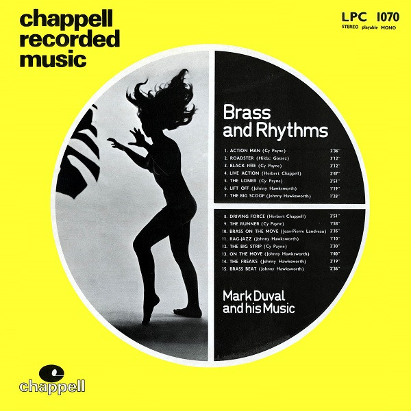 Mark Duval And His Music – Brass And Rhythms (1974, Vinyl