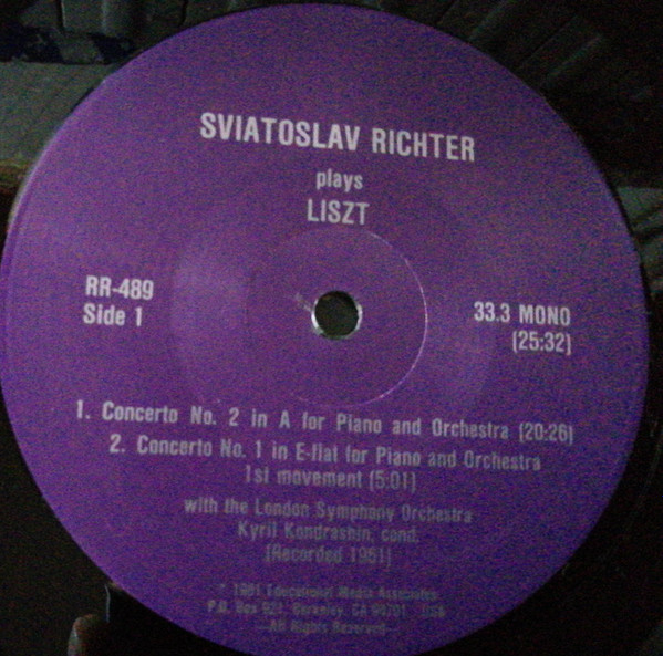 last ned album Sviatoslav Richter - Richter Plays Liszt