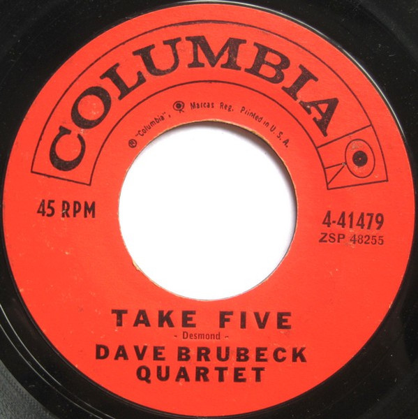 The Dave Brubeck Quartet – Take Five (1959, Vinyl) - Discogs
