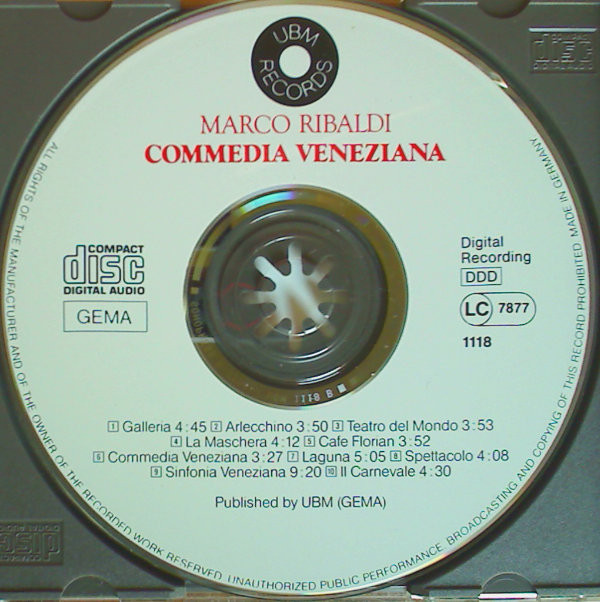 descargar álbum Marco Ribaldi - Commedia Veneziana