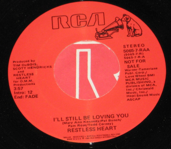 Restless Heart – I'll Still Be Loving You (1986, Vinyl) - Discogs