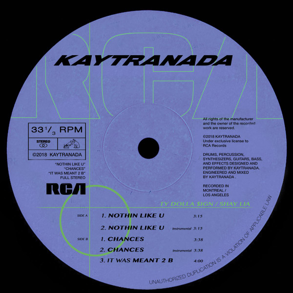 Han fumle Frugtbar Kaytranada - Nothin Like U / Chances | Releases | Discogs