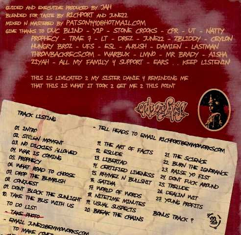 last ned album Richport The Savior - Type Of Shit Im On Vol1 Through Crookid Eyes