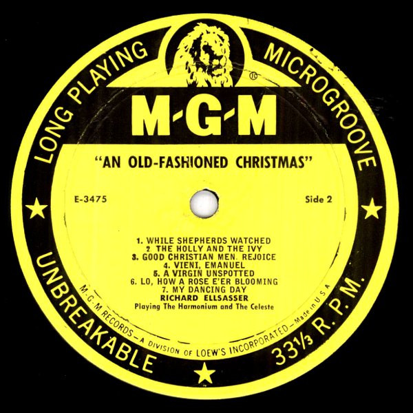 descargar álbum Richard Ellsasser - An Old Fashioned Christmas