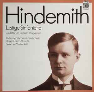 Paul Hindemith - Lustige Sinfonietta album cover